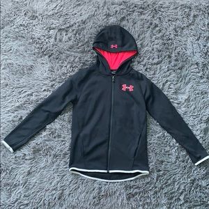 Black Under Armour Jacket/Hoodie!